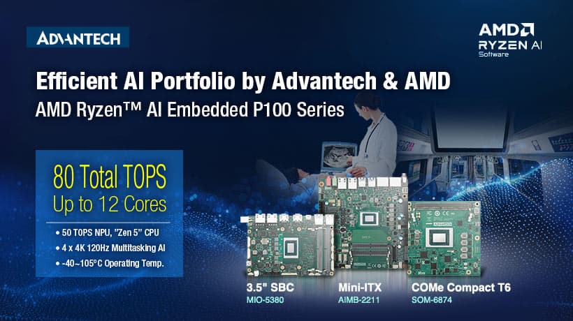 AMD P100, NPU 50 TOPS로 엣지AI 본격화